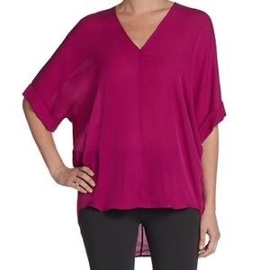 $275 Vince 100% silk top size small short sleeve